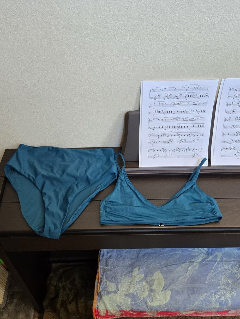 Quince italian two piece bikini palm M